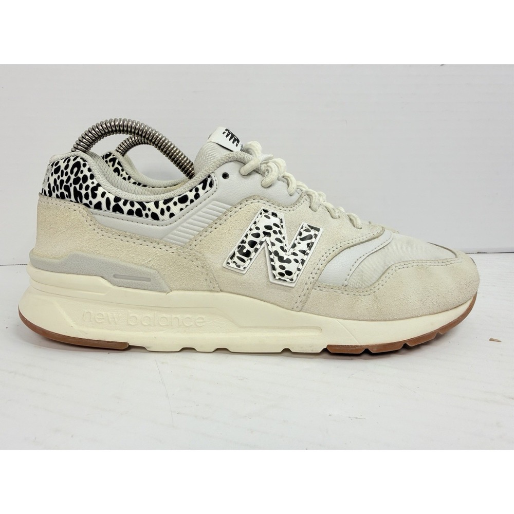 New Balance 997H Snow‎ Leopard Women's 8 Cream Animal Print CW997HWD